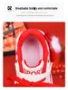 2025 Winter New Arrivals: Girls' Versatile Red Casual Sports Shoes for Middle and Big Kids