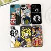Cover for Apple iPhone 17 16 14 15 Plus Pro Max 16E ProMax + 15Plus 15+ 16+ Phone Case Zoro Trafalgar Water Law One Piece Luffy