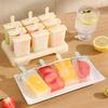 9-teilige Eis am Stiel Form, Wiederverwendbarer Eis am Stiel Maker für selbstgemachtes Eis, BPA-freie Gefrierform für Saft und Joghurt