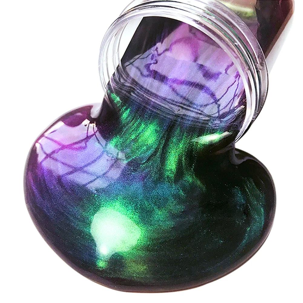10g Car Chameleon Pigment Powder Pigment pro změnu barvy Dekorace do auta Perleťový pigment Powder Kosmetické oční stíny na nehty