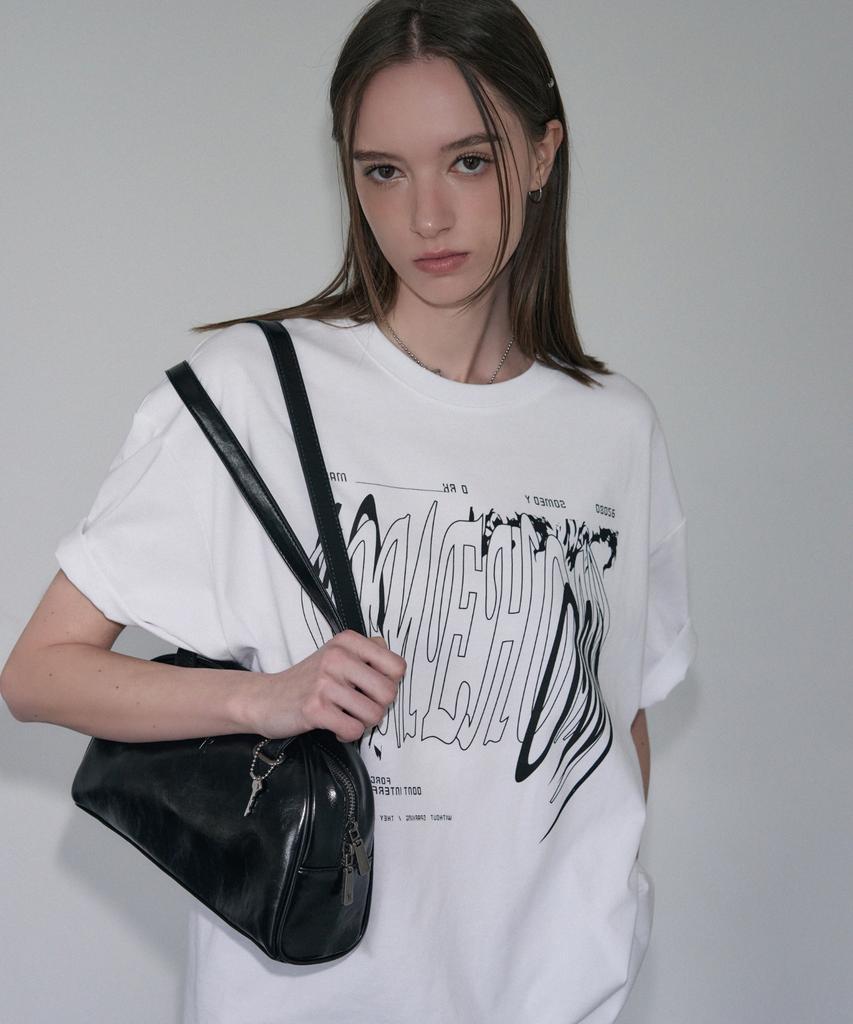 Ledeoli Somehow Oversized Short Sleeve T-Shirt [Charcoal]