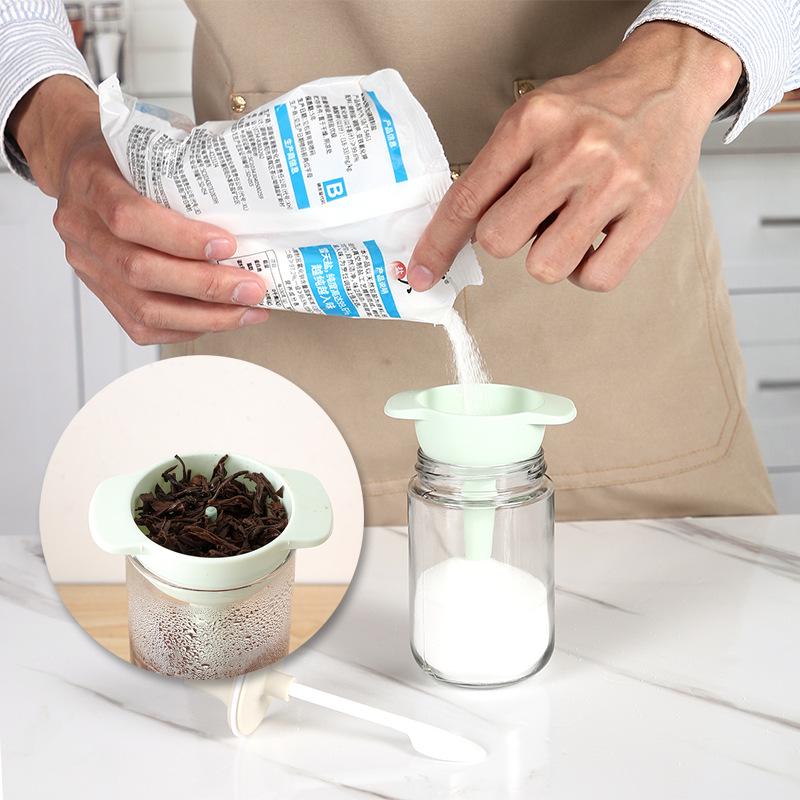 4-Piece Multi-Functional Kitchen Funnel Set: Oil, Grain, Wine Pouring & Filtering Tools