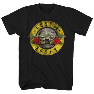 Guns N Roses Distressed Bullet 30/1 T-Shirt Unisex T-Shirt