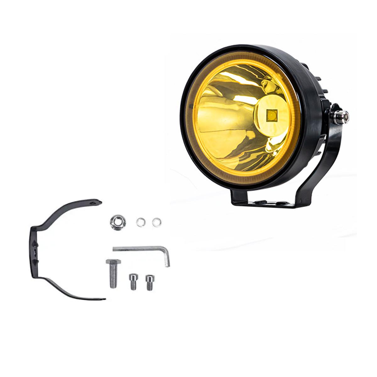 

4Inch LED Work Light Spotlight 12V 48V Super Bright Yellow White round for 4x4 Offroad Motorcycle Car ATV Boat Racing світло-жовтий колір
