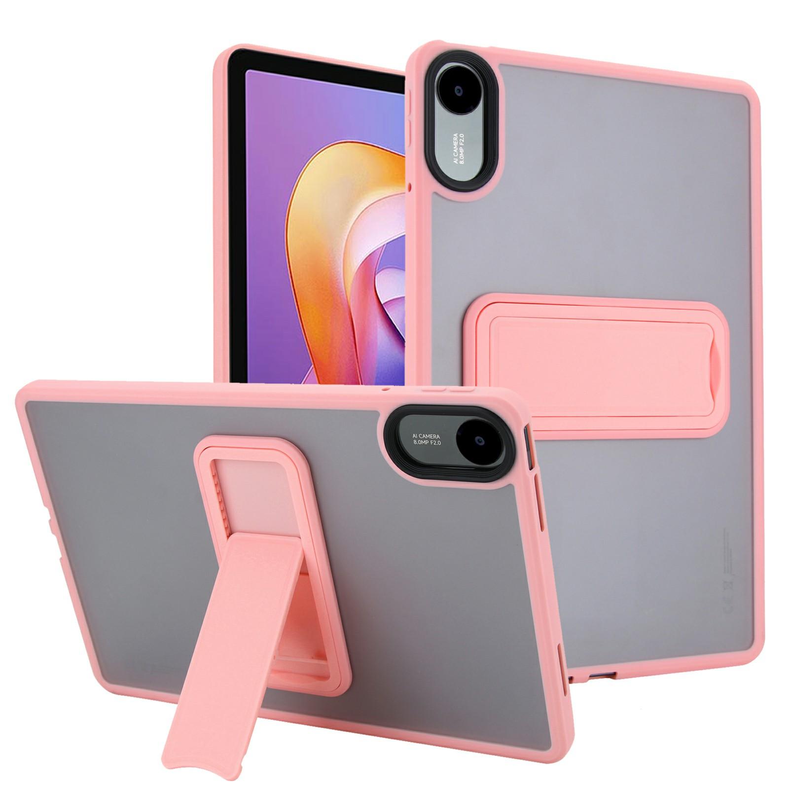 

Чехол для Xiaomi Redmi Pad 2/Pad SE 11 2025 с подставкой, TPU+PC, с покрытием Soft-Touch Pink
