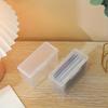 10PCS Clear Plastic Storage Boxes with Lids - Perfect for Business Cards, Game Cards, Credit Cards | Tissue Containers