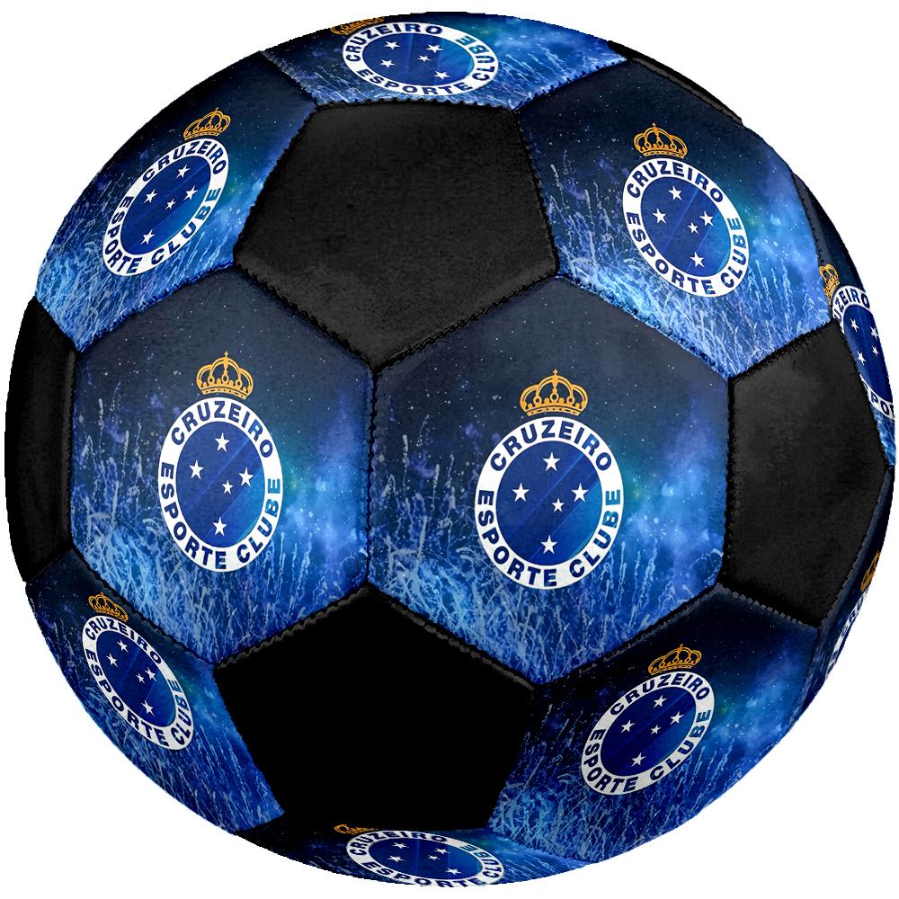 Cruzeiro Esporte Clube Soccer Ball, Colorful, Suitable for All Ages, Machine-stitched, PVC Material, Competition Grade, Durable and High Bounce