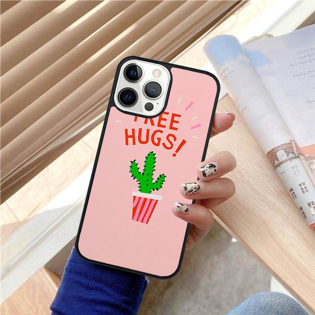 Umarmungs-Kaktus Sommer Hülle Schale Für iPhone 17 Air 15 16 14 13 12 Pro Max 11 Pro Max Plus Handyhülle Abdeckung