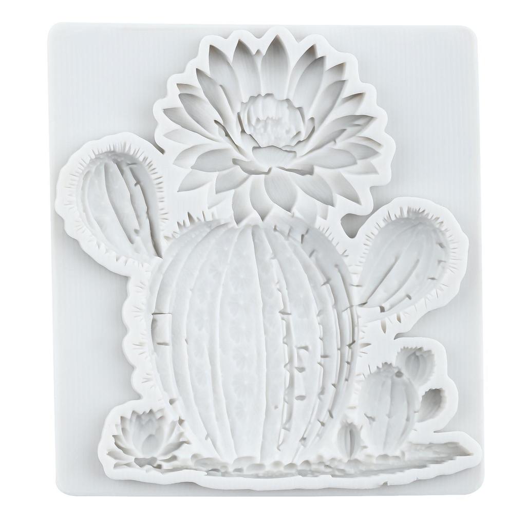 Kaktus Silikonformen Sukkulenten Kaktus Fondantform Kuchen Dekorationswerkzeuge Cupcake Topper Süßigkeiten Schokolade Gumpasteform