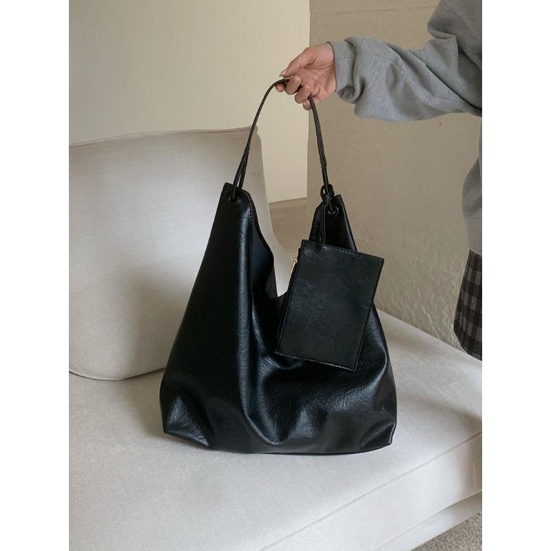 

Новая осенне-зимняя повседневная универсальная сумка для поездок на работу, большая вместимость, мягкая сумка Pitot, студенческая сумка на плечо для женщин