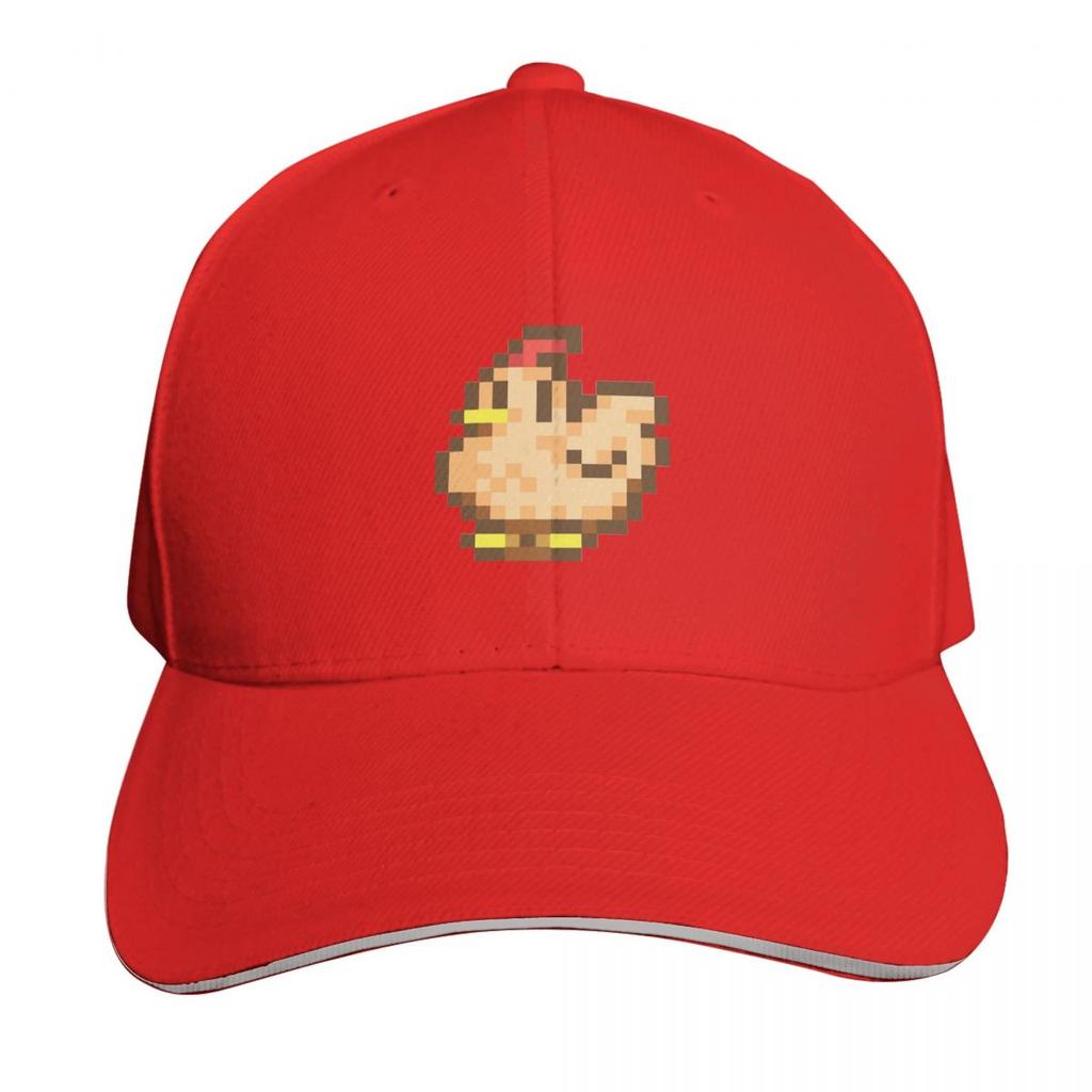 Stardew Valley Pixel Cow Game Cap Fashion Casual Baseball Caps Adjustable Hat Hip Hop Summer Unisex Baseball Hats