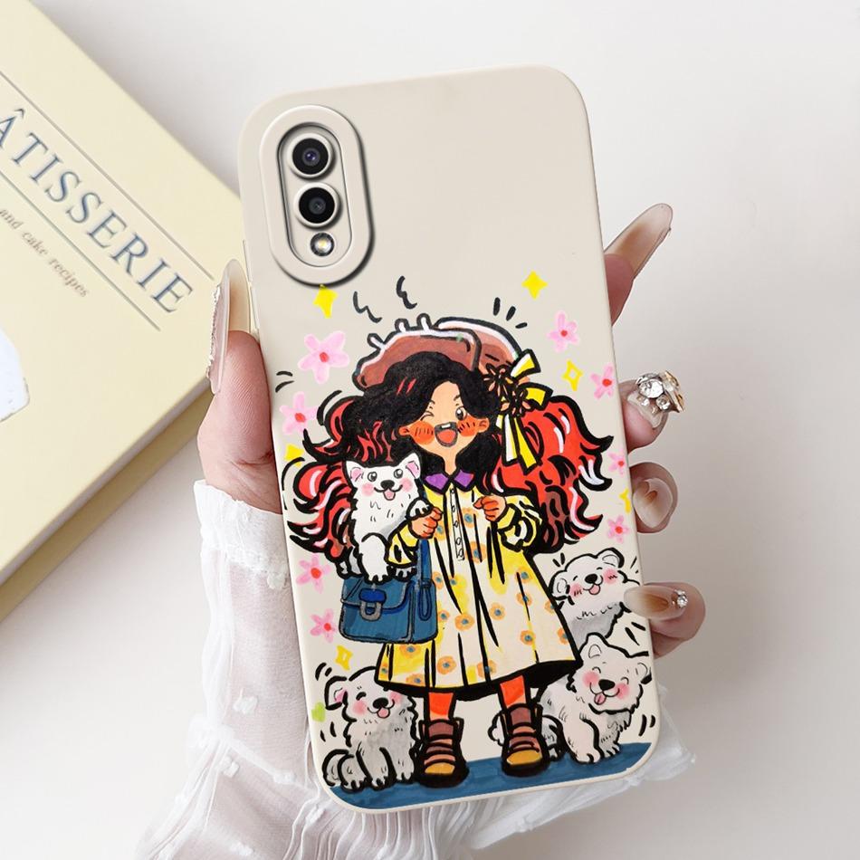 For Samsung Galaxy A02 A02s Phone Case Samsung A02 A02S SM-A025F A022G Elegant Floral Printing Soft Silicone Shockproof Cases