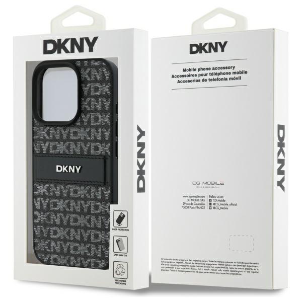 Dkny Dkhcp16Xprthslk Iphone 16 Pro Max   6.9 Czarny/Black Hardcase Texture Pattern Tonal Stripe