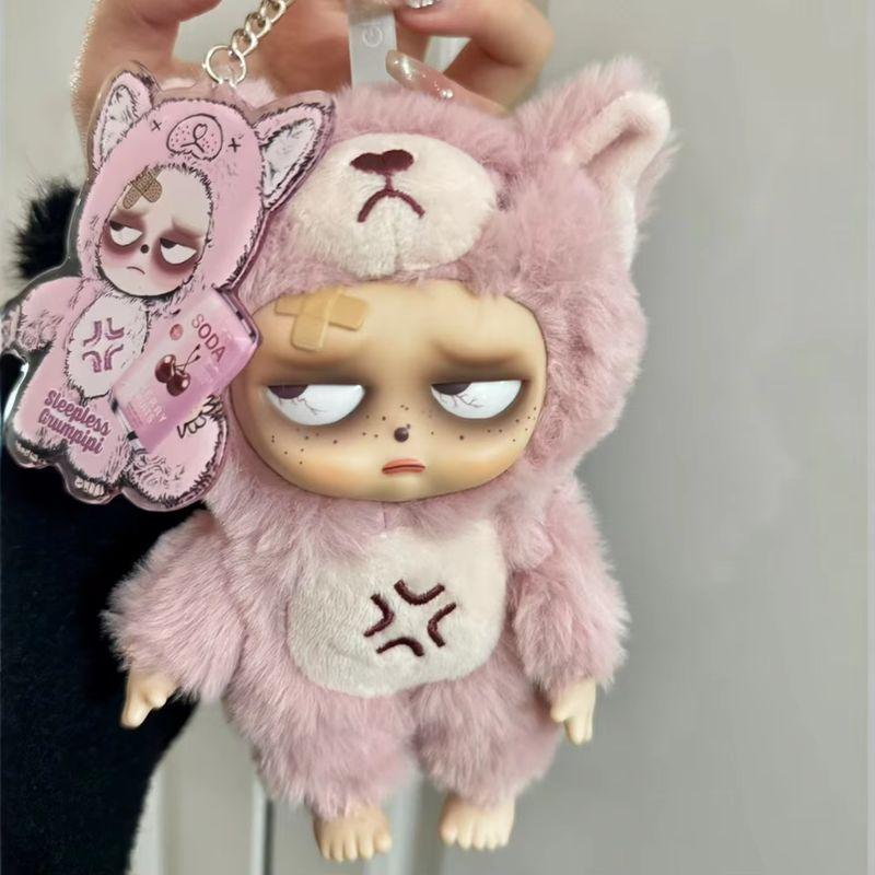 Grumpipi In Stock Original Sleepless Grumpipi Series Blind Box Vinyl Face Plush Doll Macaron Color Bag Decor Collection Toy Gift