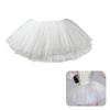 Damen 28cm Petticoat 6 Lagen Tüll Bubble Puffy Rock Ohne Reif Tüllröcke Crinoline Unterhemd Kurze Länge Halbe Unterröcke Kleid