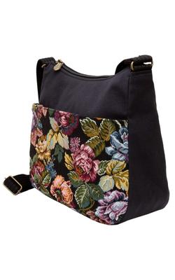 Torebka damska na ramię typu crossbody, japońska, wykonana z tkaniny gobelinowej, na urodziny [creareki], A4, lekka, stylowa, Japonia, torba, dzień matki, mama,