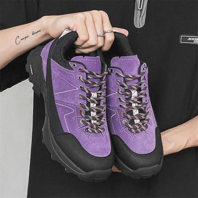 2024 Men's Spring Height-Enhancing Hiking Sneakers: Breathable, Non-Slip All-Match Outdoor Sport Shoes for Couples