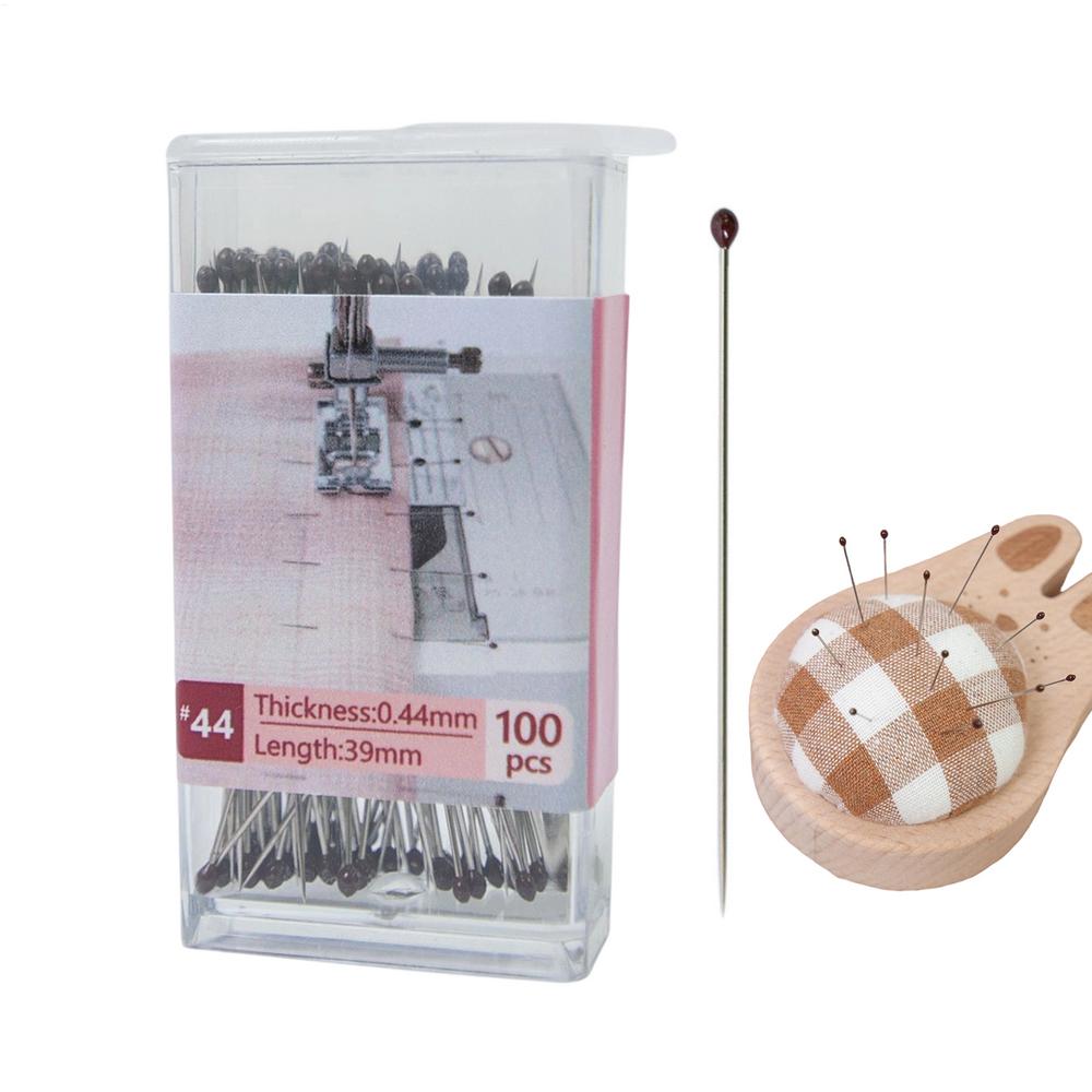 

Sewing Pins Stainless Steel With Storage Case Straight Pins For Crafts For Dressmaker Jewelry Decoration Project Handcraft 0.29mm білий