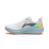 New LiNing Red Hare 7 Cushioning, Slip Resistant, Lightweight Low Top Sprint Running Shoes Women's Standard White Green ARPU004-10