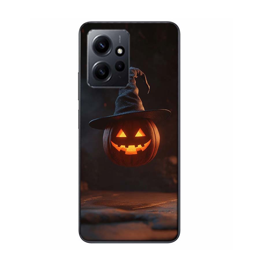 Halloween Wizard Hat Horror Fun Phone Case For Redmi 12 13C 12C 15C 9 10 10C Note 13 Pro Plus 14 15 Pro 9T 9C 9A TPU Soft Cover