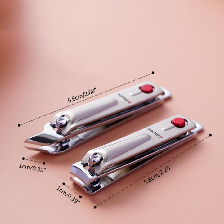 Effortless Nail Clipper Stainless Steel Fingernail and Toenail Clipper Cutters