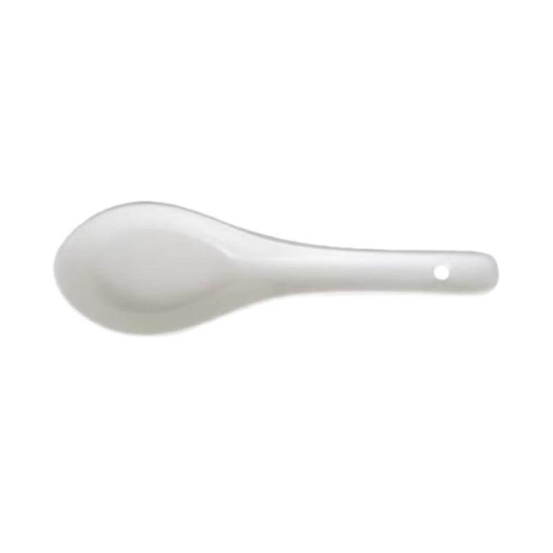 DISHJOY Household Ceramic Soup & Dining Spoons (10-Pack)