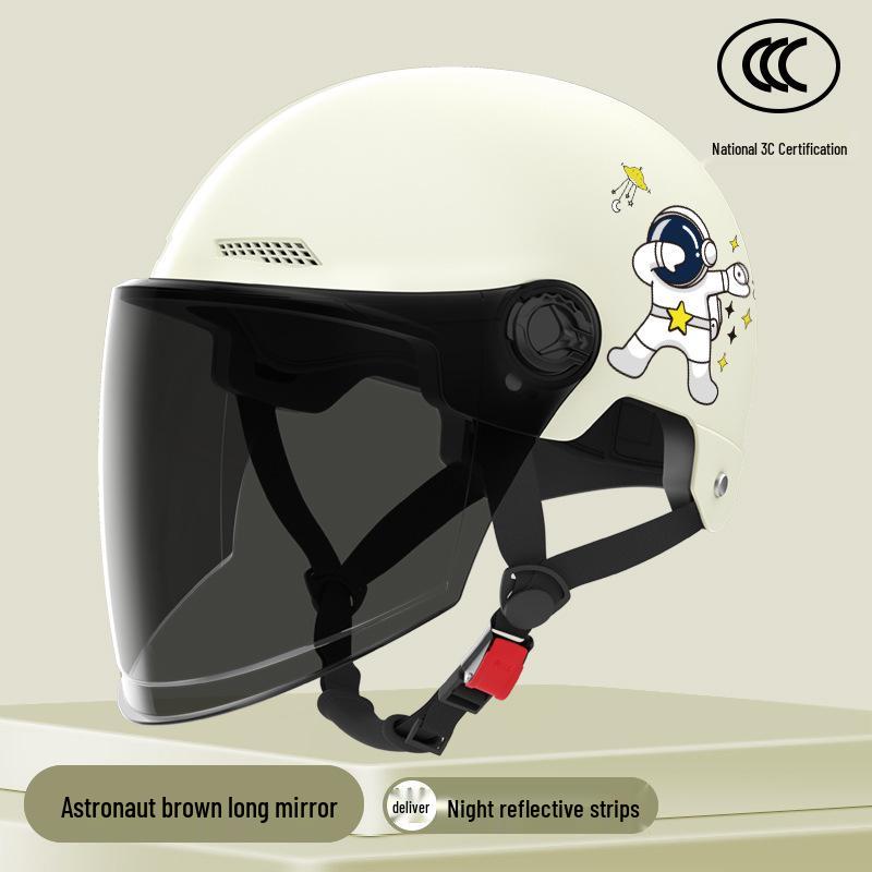 Universal Electric Motorcycle Helmet: Sun Protection, All-Season Safety for Men & Women