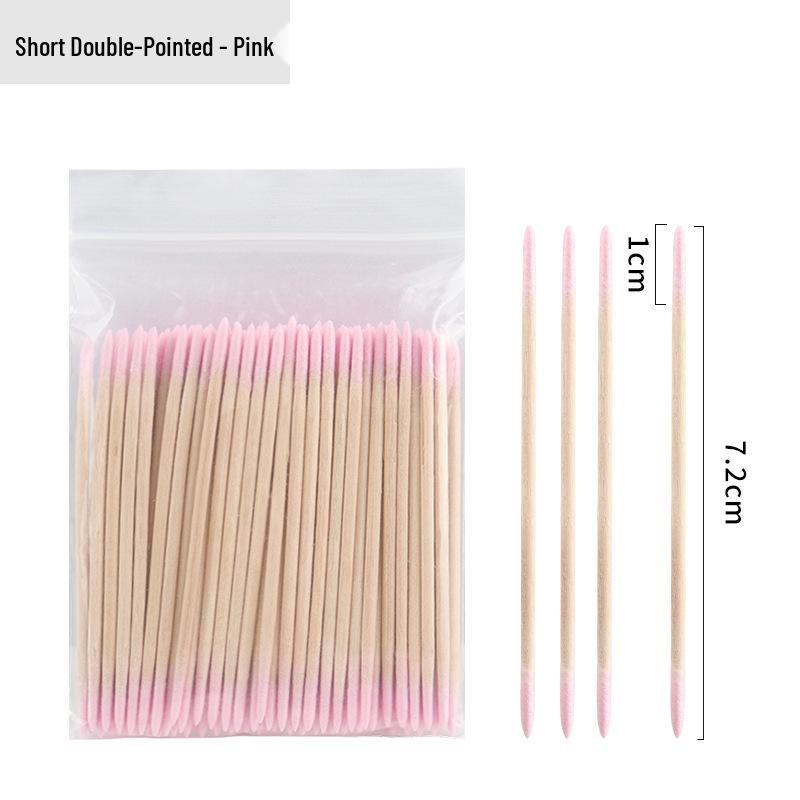 Disposable Microfiber Cotton Swabs for Eyelash Extensions, Nail Art, and Tattooing