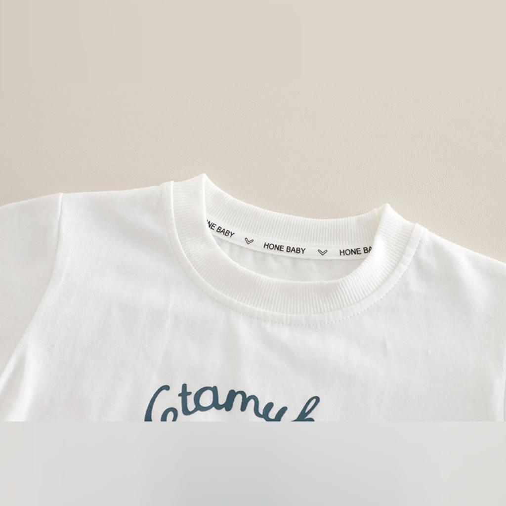 Kids Casual Long-Sleeve Set, Comfortable Daily Wear Outfits