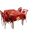 Flannel Printing Wedding Wedding Happy Characters Red Festive Wedding Room Decoration Coffee Table Tablecloth Dining Table Cloth