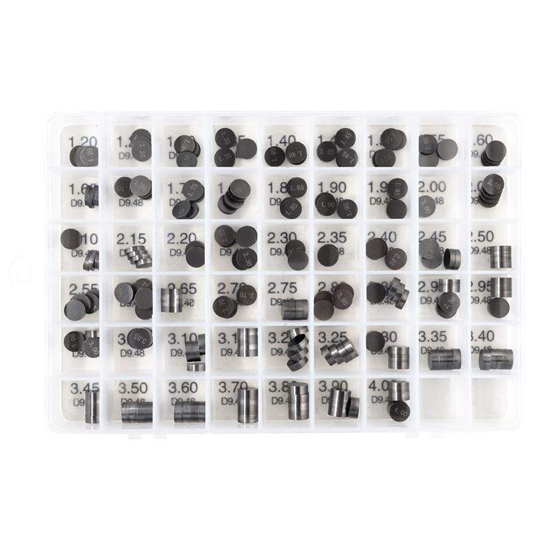 208 buc Piese Motocicletă Kit Reglabil de Shim-uri pentru Supape 9.48mm pentru HONDA SUZUKI YAMAHA KAWASAKI Shim-uri Supape 9.48 mm 1.20mm ~ 4.00mm