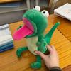 30Cmfunny Licking Lizard Plush Toy Green Reptile Stuffed Animal Doll Cute Soft Dinosaur Figure For Kids Girls Boys Birthday Gift