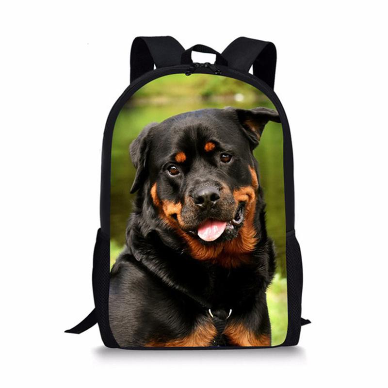 Trendy Popular Novelty Dog 3D Print 3pcs/Set Pupil School Bags Laptop Daypack Backpack Inclined Shoulder Bag Pencil Case