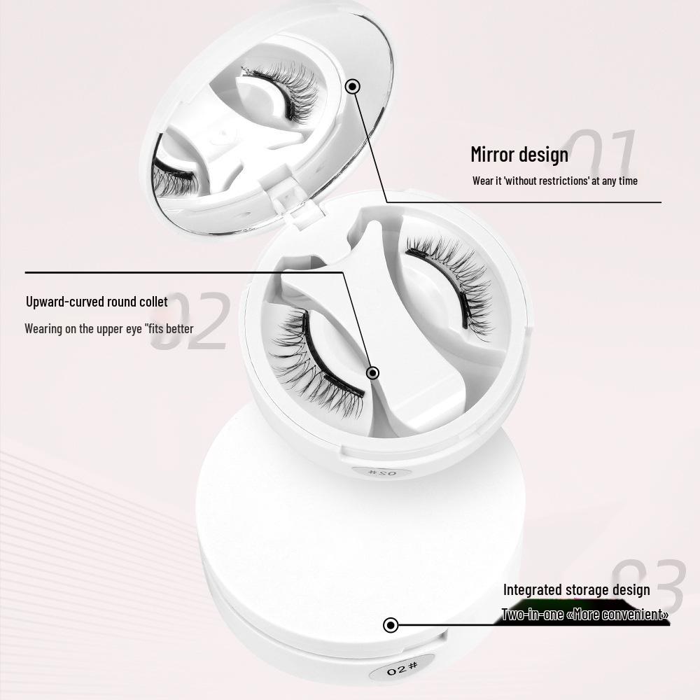 Magnetická sada umělých řas se třemi magnety bez lepidla s evropským a americkým stylingem