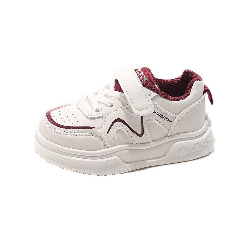 Children's sports shoes spring and autumn new boys' casual board shoes girls' soft-soled toddler shoes baby white shoes