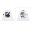 Washed Vintage Distressed Cotton Long Sleeve Tee Oversized Streetwear Style Men Casual Daily Wear