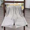 GMXIA Plus Size Women's Shorts Quarter Pants Women's High-waisted Ice Silk Pants Loose Women's Summer Casual Straight Leg Shorts