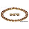 Shi Family Exquisite Purple Octagonal Rhinestone Necklace & Choker Bracelet Set