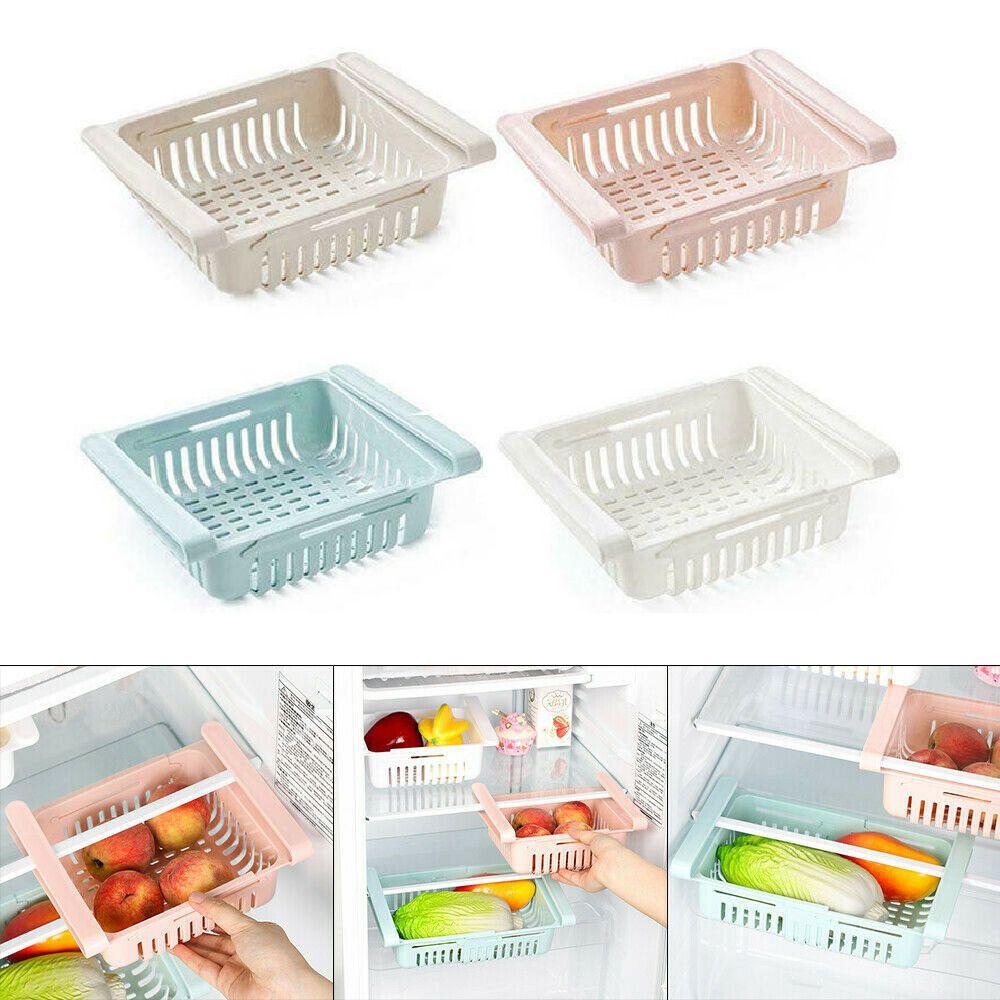 Spacious Pull-out Refrigerator Storage Box For Tidy Food Organization And Space Saving
