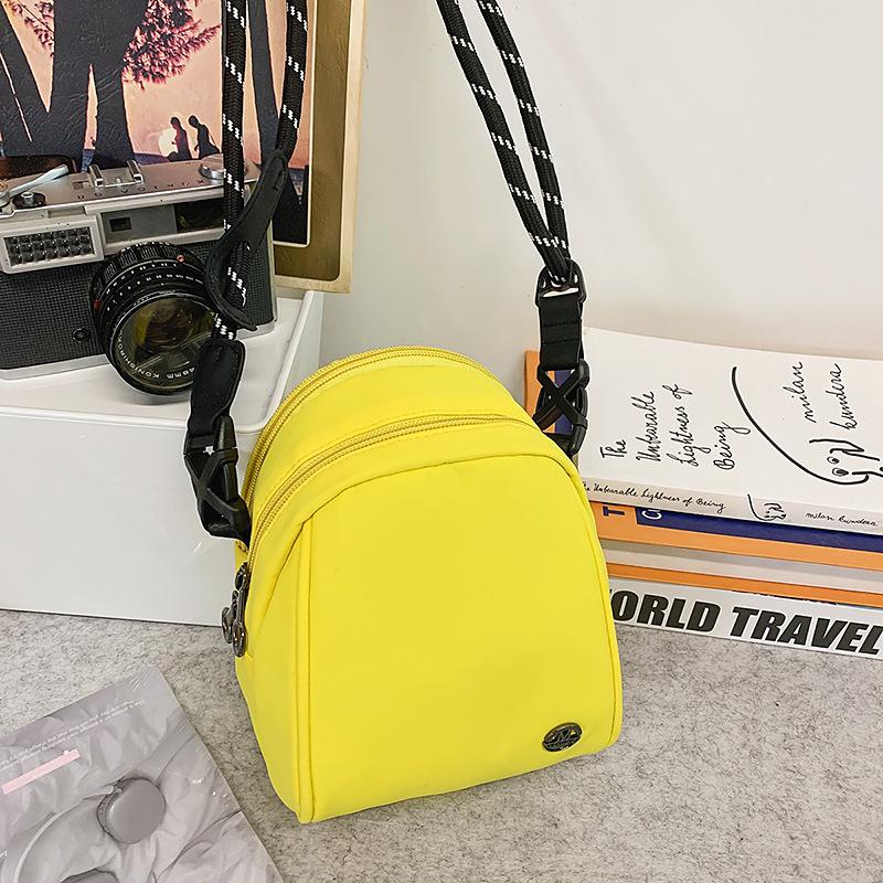 Trendy Brand Small Bag Women'S Mini Lightweight Multi-Compartment Shoulder Messenger Bag Fashionable Mobile Phone Bag Small Shell Backpack