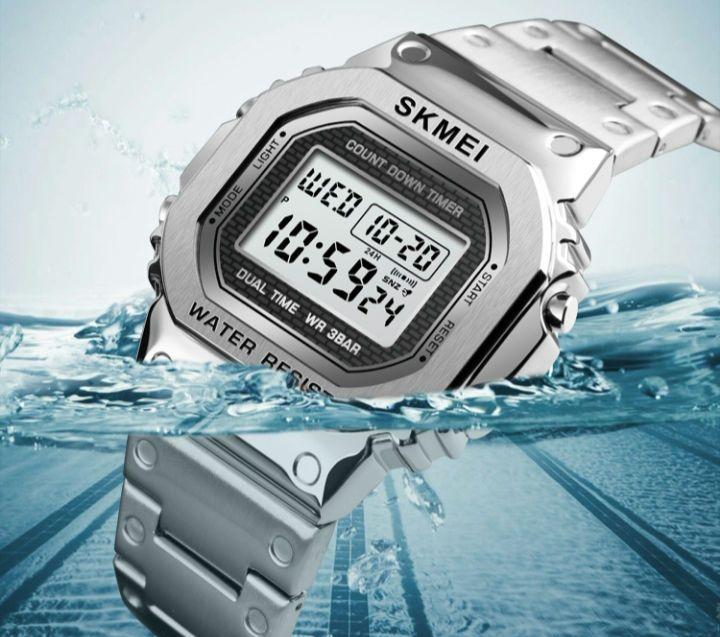 

[USED] Full Metal Digital Watch G&Shock Homage Imported Men s Cassette Cassette