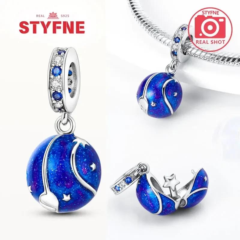 copper Astronaut Spaceship Space Collection Charm Bead Charms Bead Charms Compatible With Authentic Bracelets for Women Do It Yourself Jewellery Gift