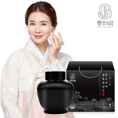 Dongui Ginseng, Gujeunggupo, Schwarze Glockenblume, Fermentierter Schwarzer Ginseng, 500g