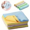 100PCS Microfiber Glasses Cleaning Cloth Chamois Jewelry Care Wipe Cleaning Cloth Microfiber For Glasses Lens Phone Screen