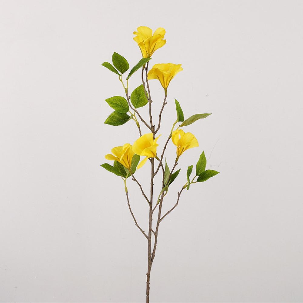 Long Branch Artificial Viola Tricolor Flower Simulation Artificial Greenery  Wedding