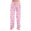 Women's Valentine's Day Printed Casual Pants Drawstring Elastic Waist Drawstring Pants