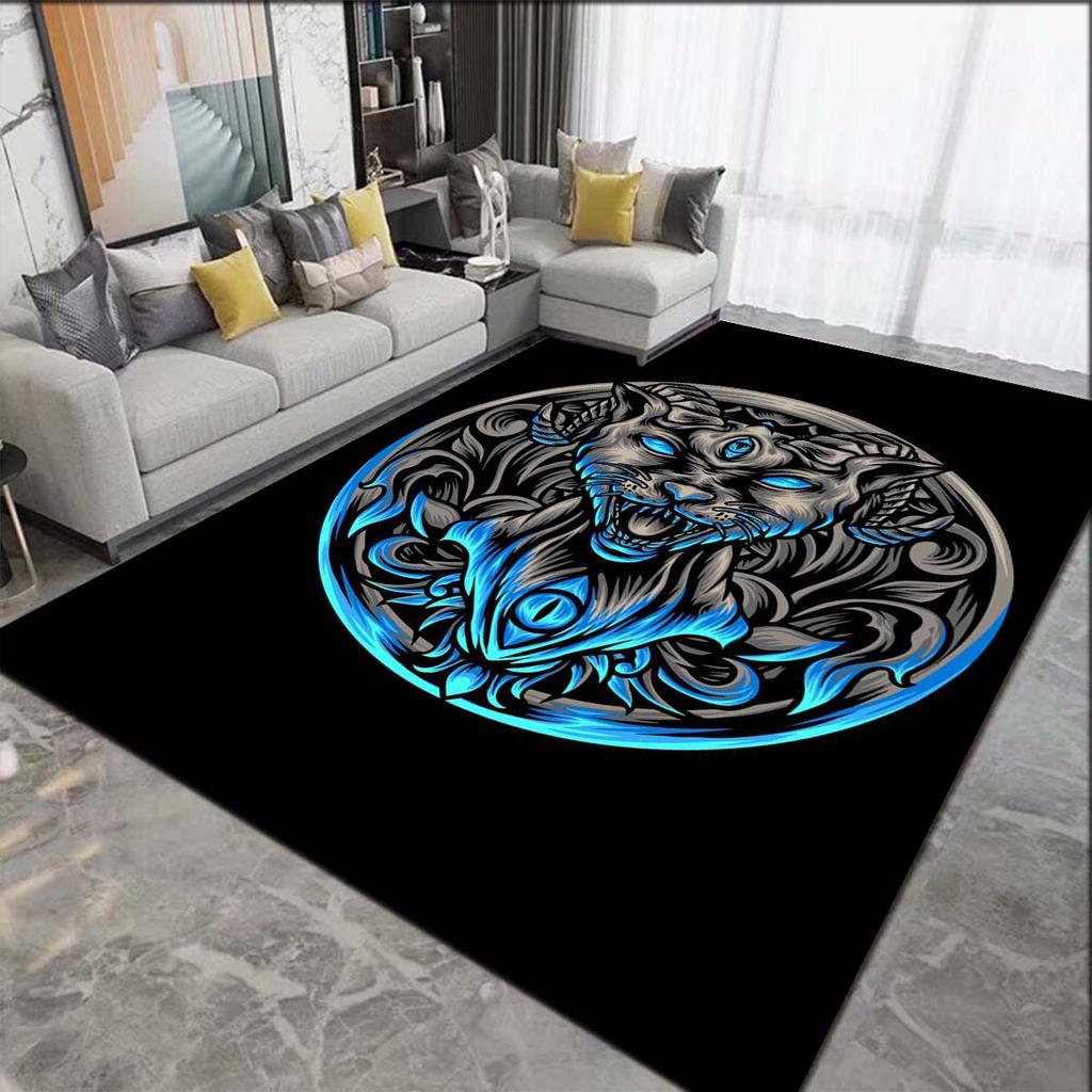 Ancient Egypt Egyptian God Egyptian Cat Anubis Carpets Living Room Bedroom Rug Washable Floor Mats Household Area Mat Devor