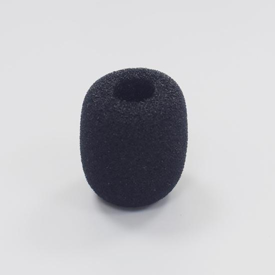 10Pcs MIC Windshield Foam Replaceable Wind-proof Soft Plosives Reduction Lapel MIC Sponge Cap for Recording
