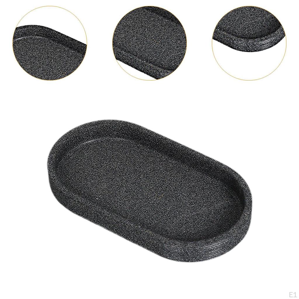 Lotion Bottle Organizer Tray Multipurpose Sleek Oval Shape Vanity 20x10cm for Makeup Brushes