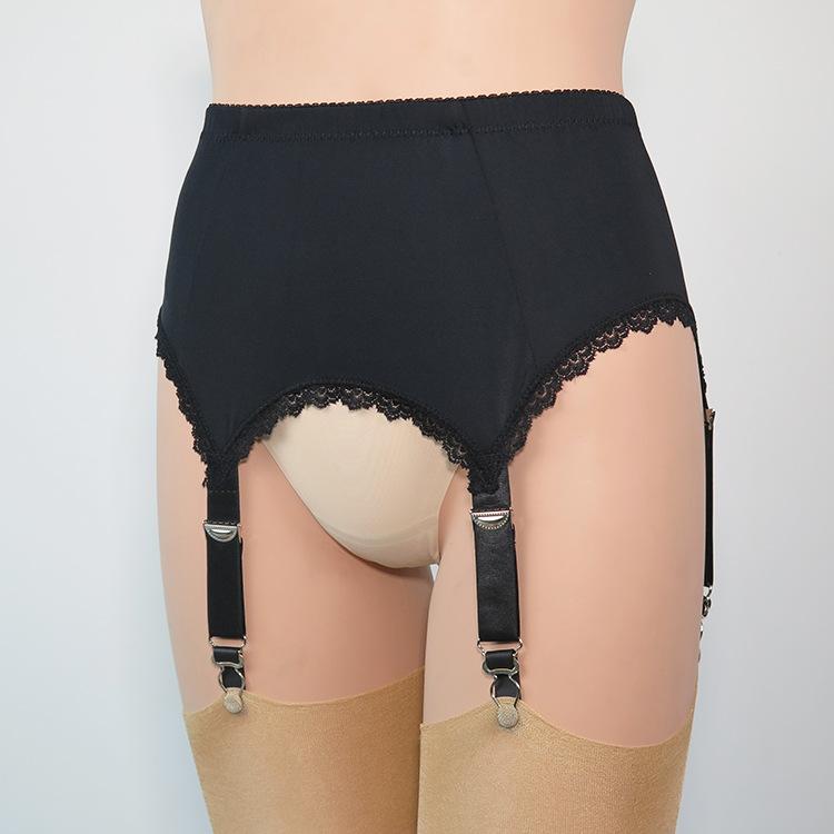 Hot Sales Polyester Mesh 6-claw Buckle Non-slip Garter Belt Thigh Garters Garter Belt Sexy